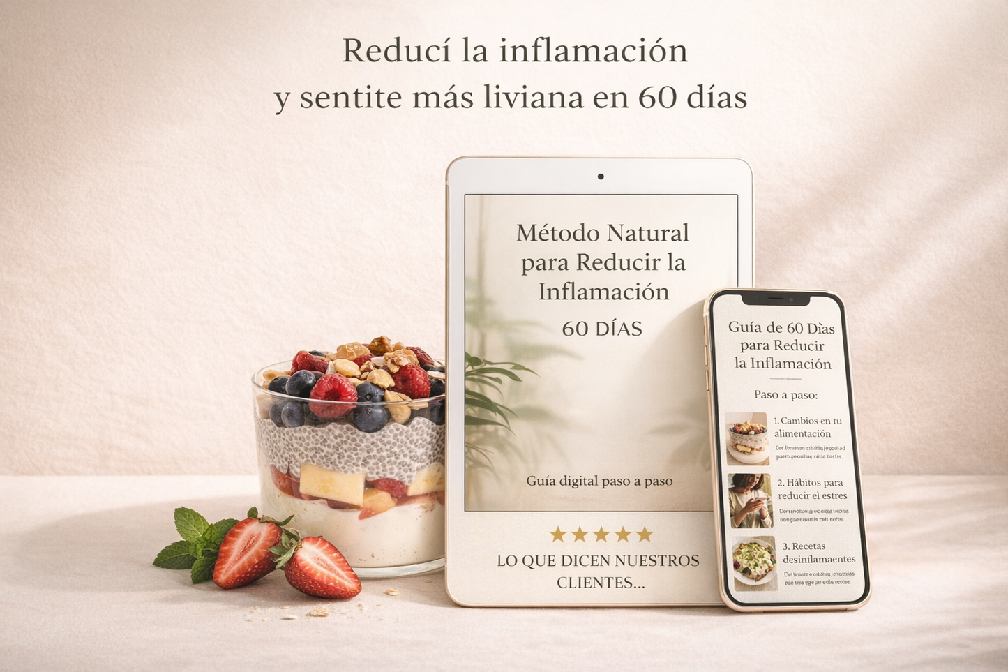 Rutina de desinflamación de 60 Dias